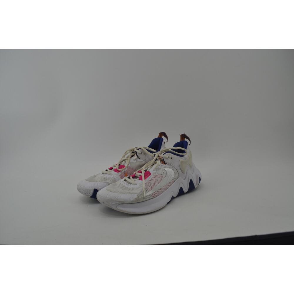 Nike Giannis Immortality 2 White Metallic Silver Mens Size 9 - Picture 5 of 15